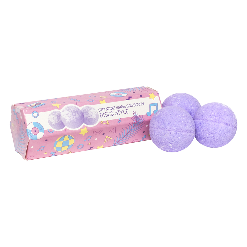 4607967678165 Подарочный набор Бурлящие шары для ванны Disco Style-3