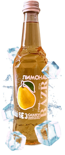 BAZR Натуральный грушевый лимонад, 0,5 л.
