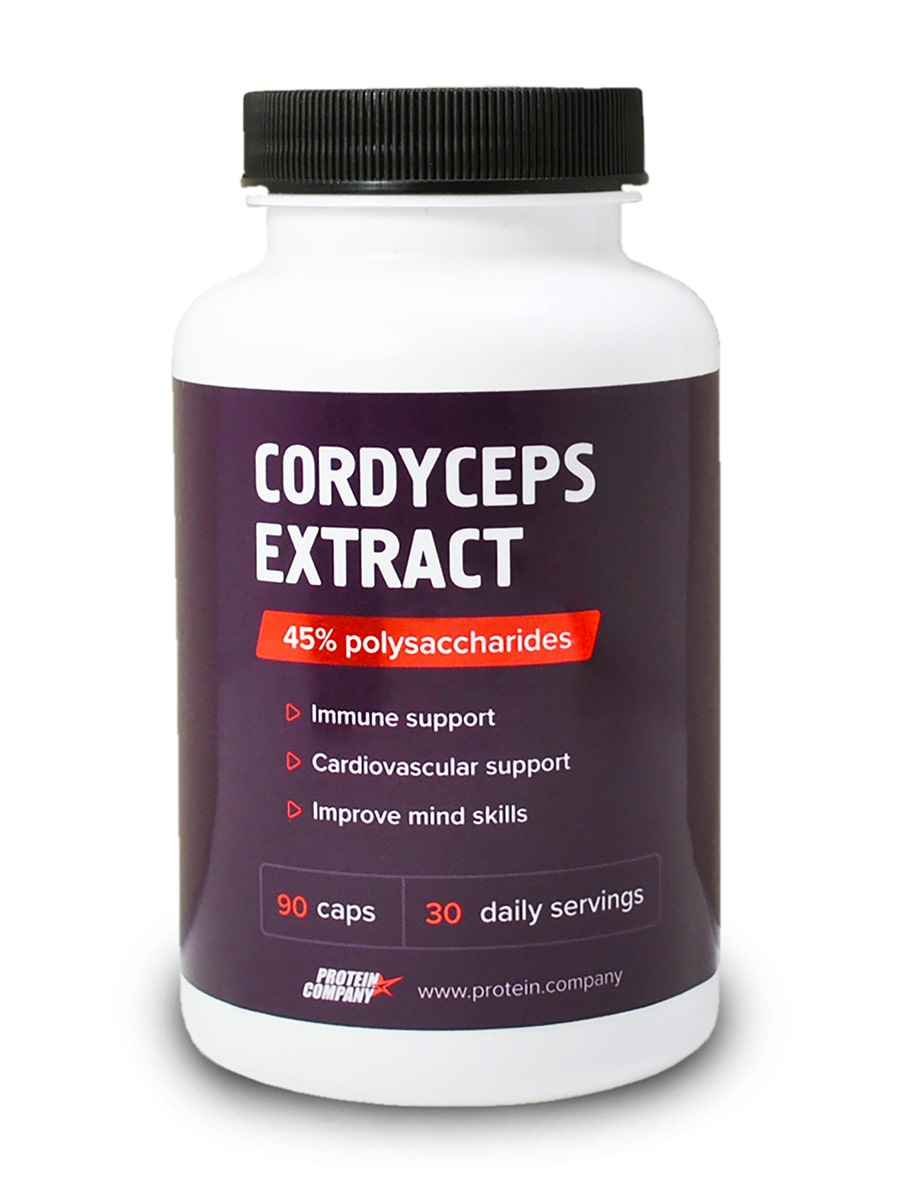 Cordyceps extract (Экстракт кордицепса) PROTEIN.COMPANY, 90 капсул