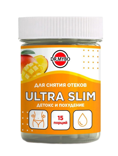 ULTRA SLIM Детокс - Напиток для снятия отеков ДЕТОКС И ПОХУДЕНИЕ Dr. Mybo, 15 порций, 75 г