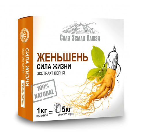 Экстракт Женьшеня (сила жизни) Здоровая семья Сибирь, 30 капсул