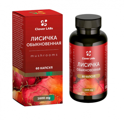 Экстракт Лисичка обыкновенная 60 капсул Clover Labs