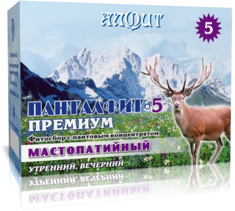 ПАНТАЛФИТ-5 ПРЕМИУМ МАСТОПАТИЙНЫЙ, 60 БРИКЕТОВ ПО 2Г
