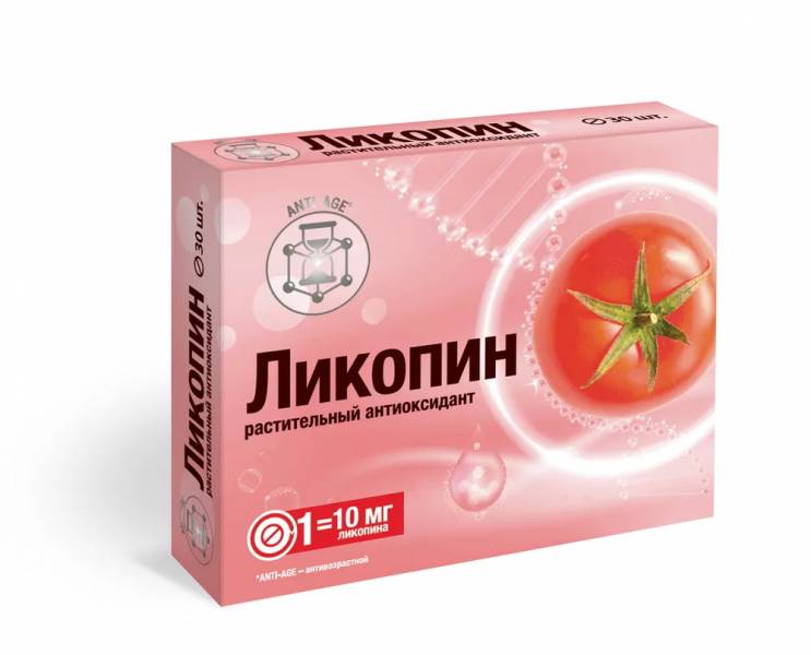 ЛИКОПИН, АНТИОКСИДАНТ ДЛЯ ПОДДЕРЖКИ СЕРДЦА И СОСУДОВ ВИТАМИР, 30 ТАБ.