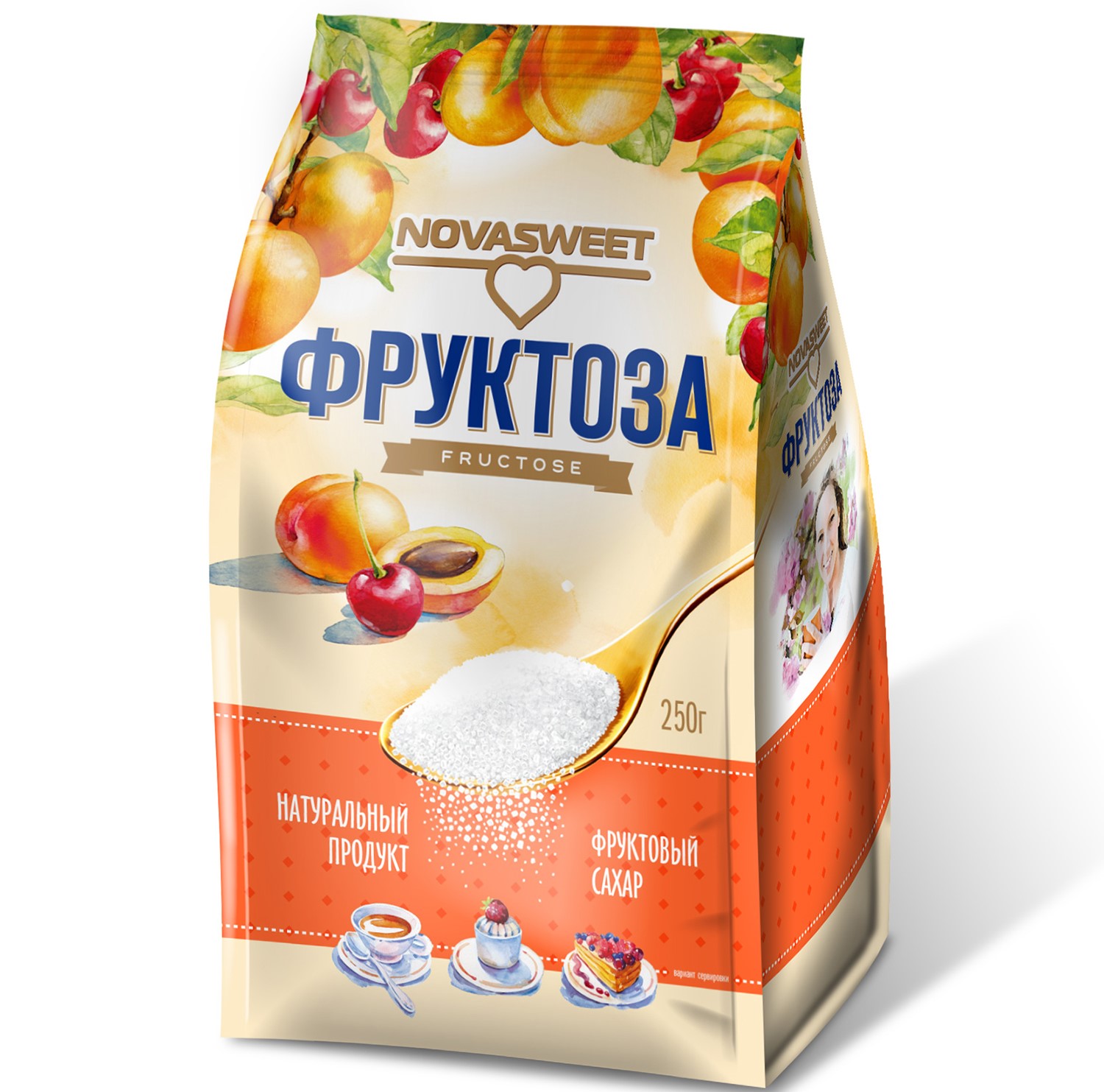 Bionova Фруктоза NOVASWEET, 250 г