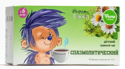 Детский травяной чай Фитоежка Фармгрупп Спазмолитический, 20 шт