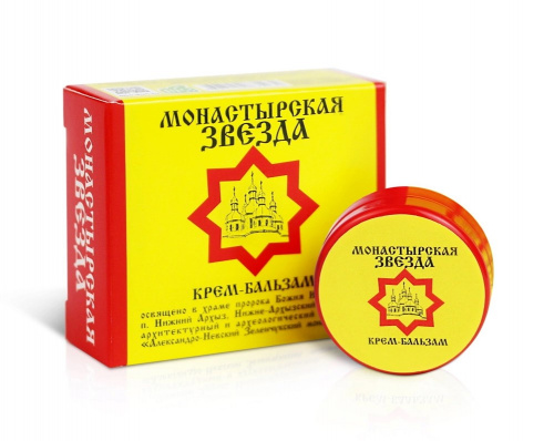 Бизорюк Крем-бальзам, Монастырская звезда, пластик, 5 мл, "Архыз"