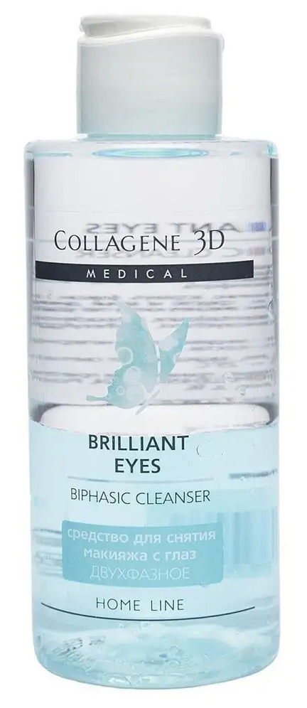Средство для снятия макияжа с глаз Medical Collagene 3D Brilliant Eyes двухфазное, 150 мл