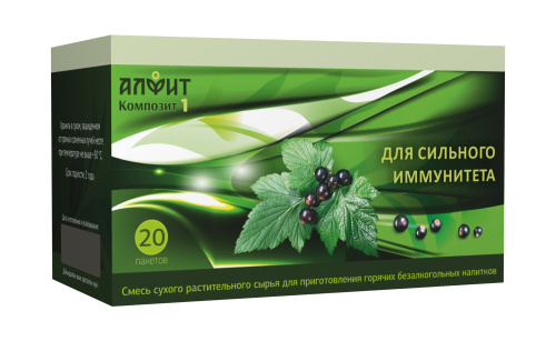 Алфит Композит-1 для сильного иммунитета, 30 фильтр-пакетов по 2 гр.