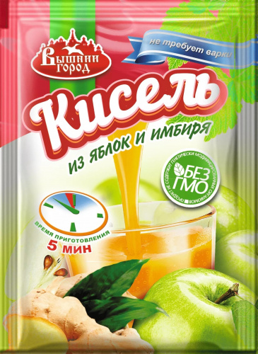 Кисель Вышний город из яблок и имбиря, 30 гр.