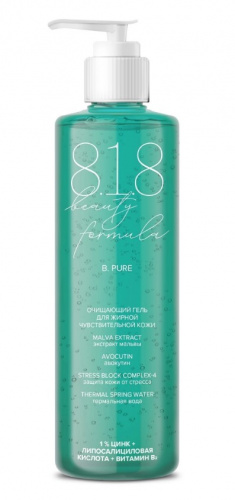 8.1.8 BEAUTY FORMULA ESTIQE Очищающий гель для жирной чувствительной кожи 200 мл
