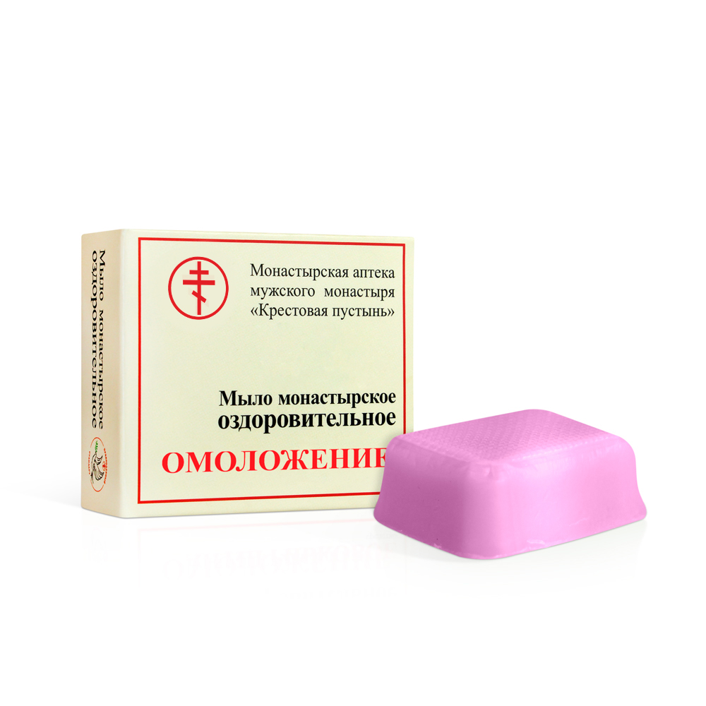 Бизорюк Мыло монастырское оздоровительное "Омоложение" 30 гр. Солох Аул.
