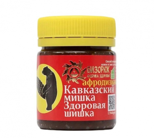 Бизорюк Кавказский афродизиак "Кавказский мишка - Здоровая шишка", 40 мл.