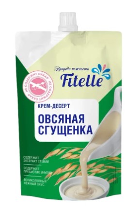 Крем-десерт Овсяная сгущенка Fitelle 100г