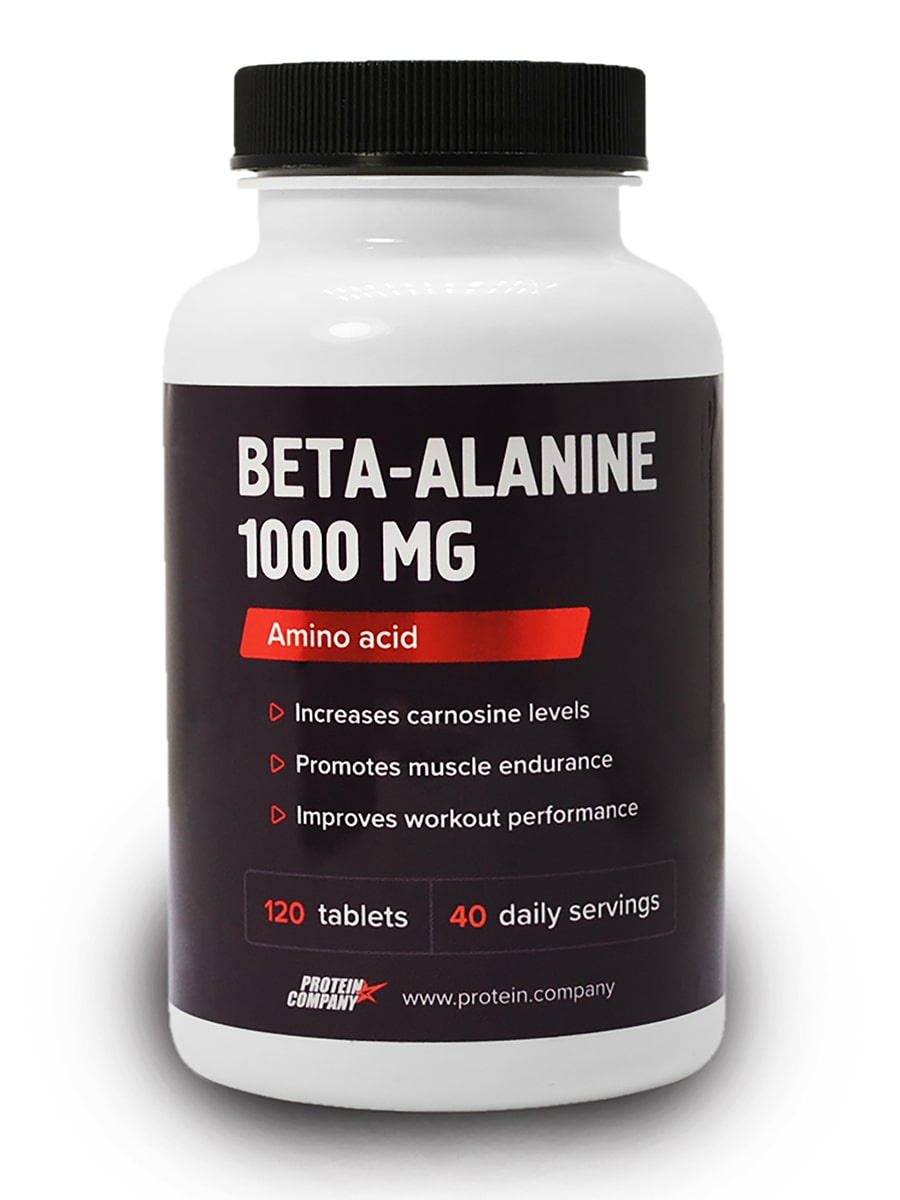 Beta-alanine 1000 mg (Бета-аланин) PROTEIN.COMPANY, 120 таблеток