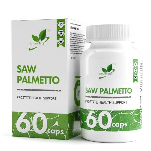 Со Пальметто (Saw Palmetto) NaturalSupp, 60 капс.