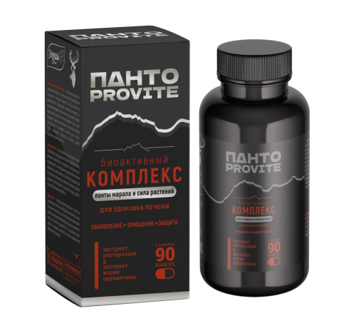 Комплекс "Панто-Provite" для здоровья печени Эльзам, 90 капс.