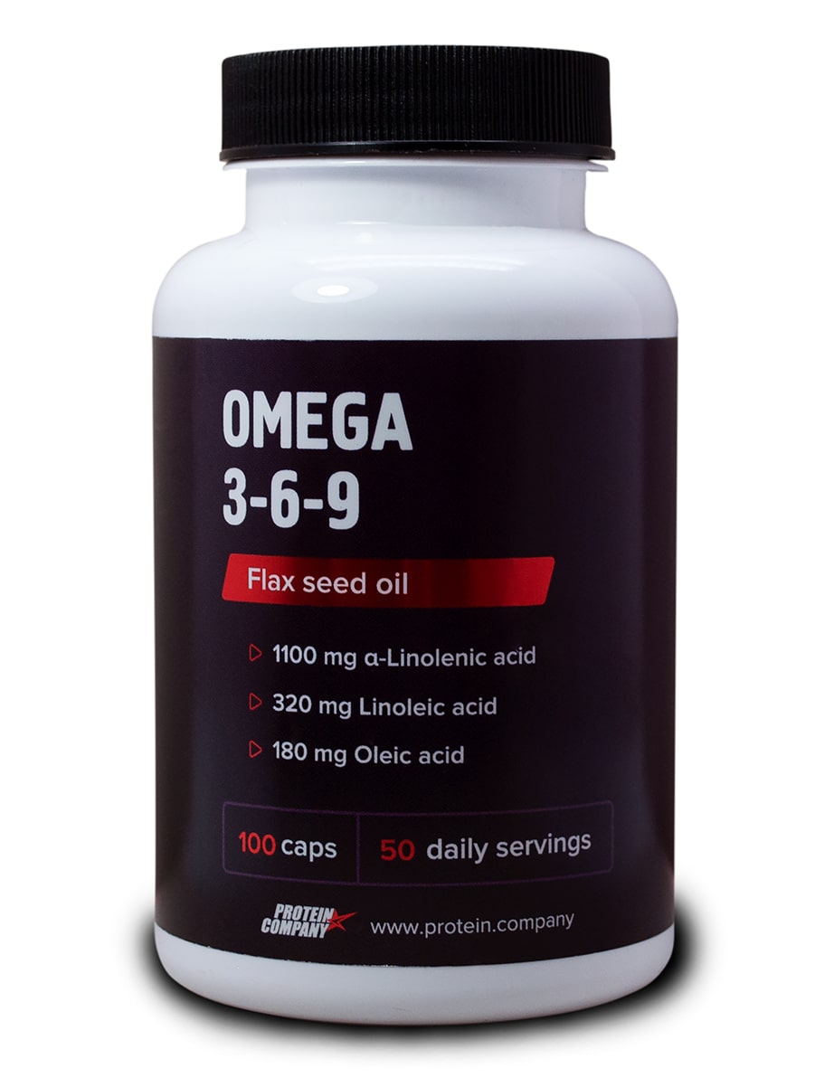 Omega 3-6-9 (Омега 3-6-9) PROTEIN.COMPANY, 100 капсул