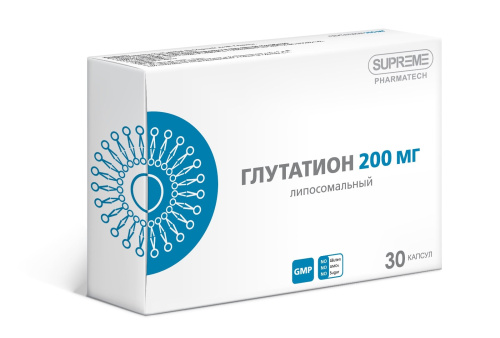 Липосомальный Глутатион Supreme Pharmatech, 30 капс. по 200 мг.