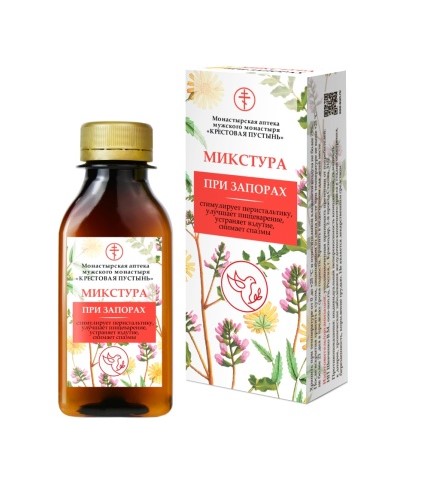Микстура "При запорах", пластик, 100 мл, "Солох-аул"