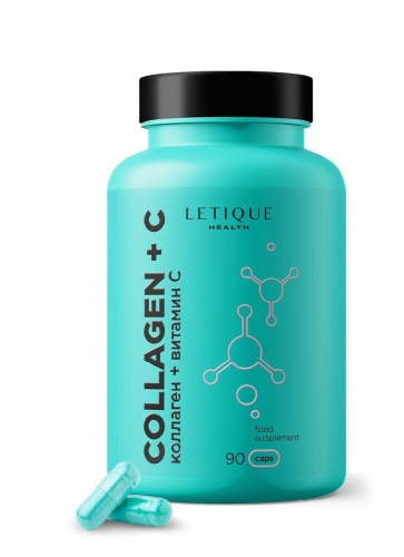 Letique Health Коллаген с витамином С (Collagen + C), 90 капс. по 0,4 гр.