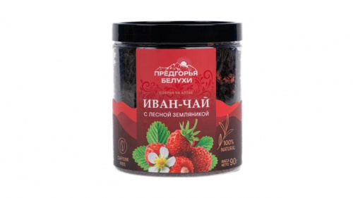 Иван-чай с лесной земляникой Предгорья Белухи, 90 г