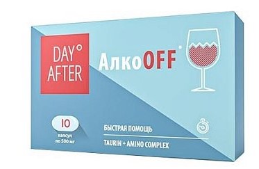 Будь Здоров! Дэй Афтер AлкоОфф/Алкокиллер капс. 500мг №10