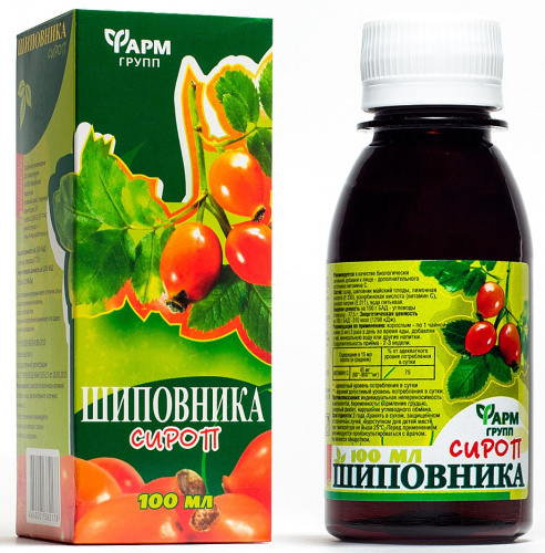 Сироп Шиповника Фармгрупп, 100 мл
