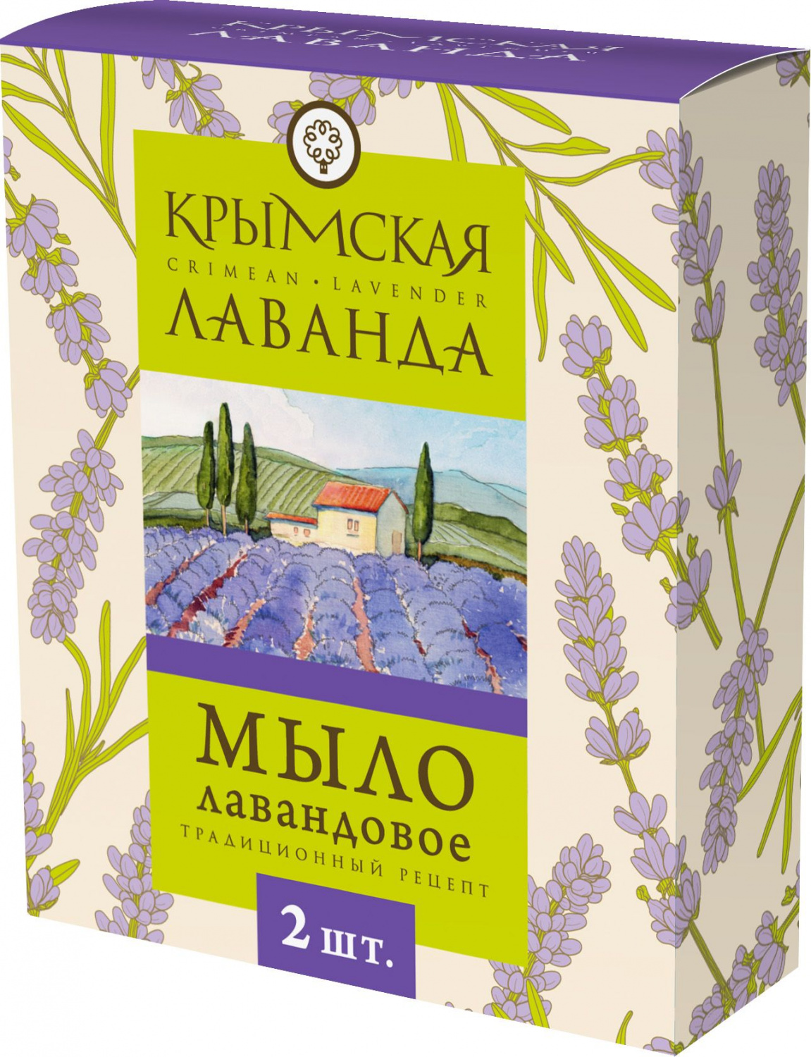 Набор мыла натурального "Крымская лаванда" Мануфактура Дом Природы, 200г