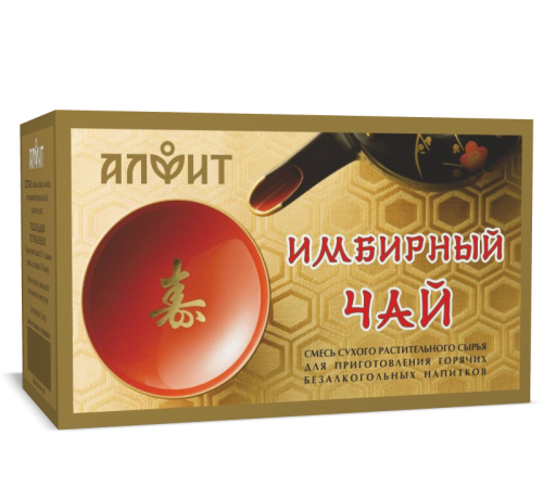 Алфит Имбирный чай, 20 фильтр-пакетов по 2 гр.