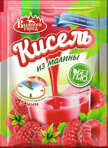 Кисель Вышний город из малины, 30 гр.