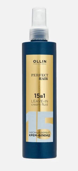 Ollin, Несмываемый крем-флюид для волос 15 в 1 Perfect Hair, 250 мл