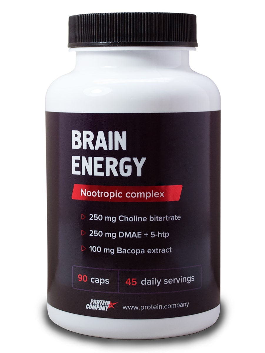 Brain energy (Ноотропный комплекс) PROTEIN.COMPANY, 90 капсул