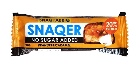 Батончик Snaq Fabriq арахис карамель глазированный, 50г