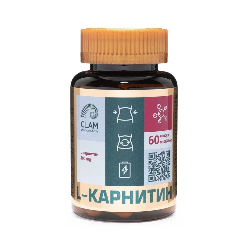L-карнитин ClamPharm, 60 капс.
