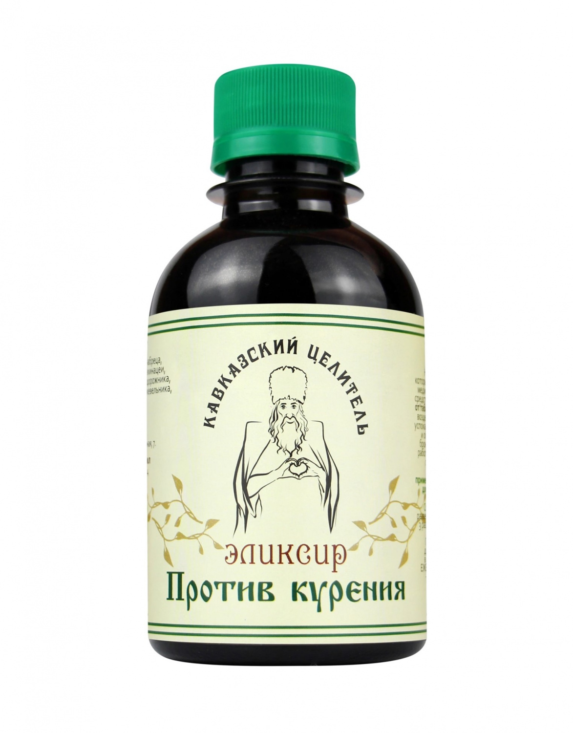 Бизорюк Эликсир "Кавказский Целитель" против курения, пластик, 200 мл. 