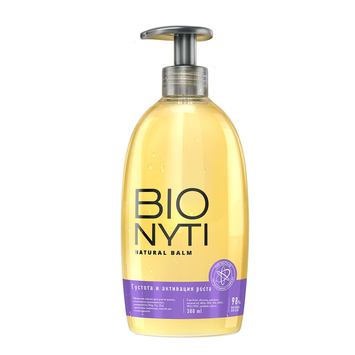 Bionyti by SPLAT Laboratory "Густота и активация роста" Бальзам для волос, 300 мл