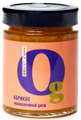 Низкокалорийный джем Абрикос "Ноль грамм", 260 гр.