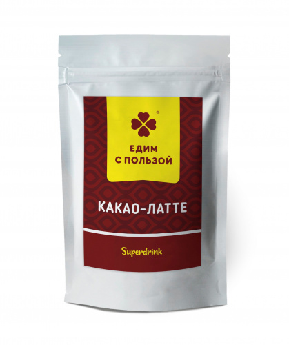 Какао-Латте Классический растворимый Едим с пользой, 150 г