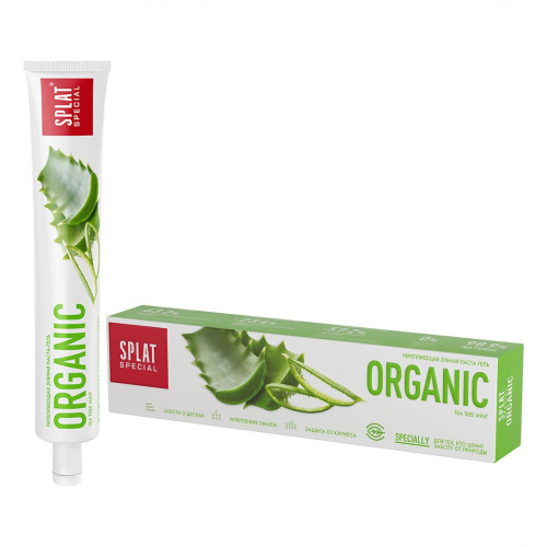 Зубная паста SPLAT Special ORGANIC / Органик, укрепление эмали 75 мл
