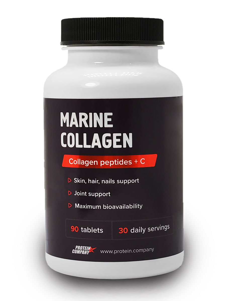 Marine Сollagen (Морской, рыбный коллаген) PROTEIN.COMPANY, 90 таблеток