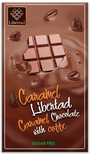 Caramel Libertad Шоколад на карамелизированном молоке с натуральным кофе, 40 гр.