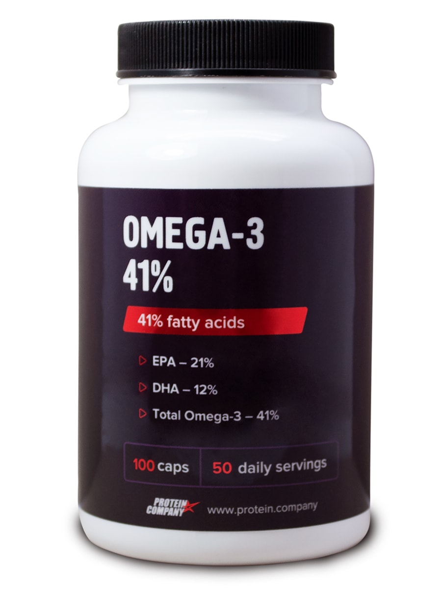Ocean omega-3 41% (Омега-3) 1000 мг PROTEIN.COMPANY, 100 капсул