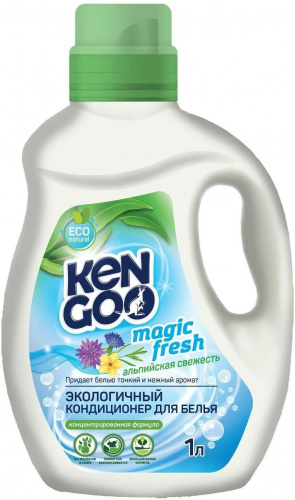 KENGOO Magic Fresh Экологичный кондиционер для белья, 1000 мл.