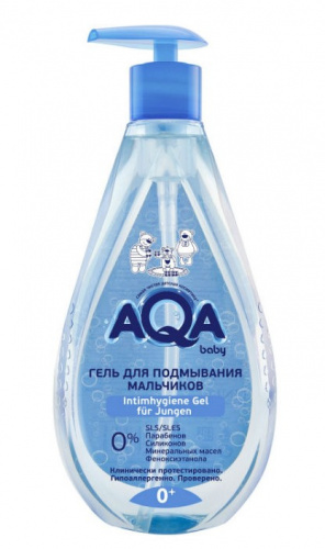 AQA baby Гель для подмывания мальчиков 400 мл 