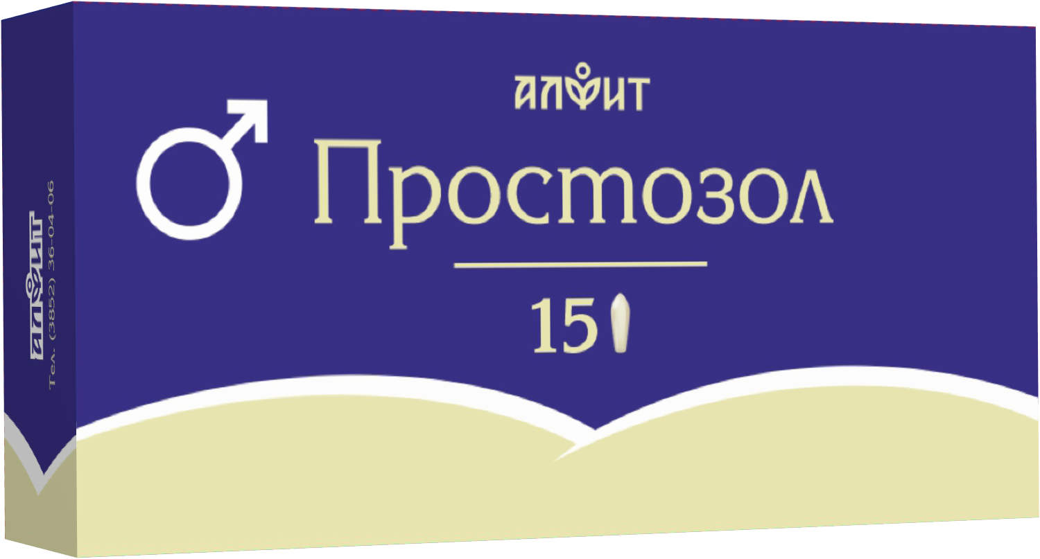 Алфит Свечи Простозол, 15 шт. по 2 гр.