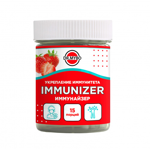 Иммунайзер, напиток для иммунитета со вкусом клубники Dr.Mybo, 75 г