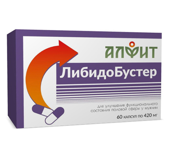 Алфит Фитосбор для мужчин "ЛибидоБустер", 60 кап. по 420 мг