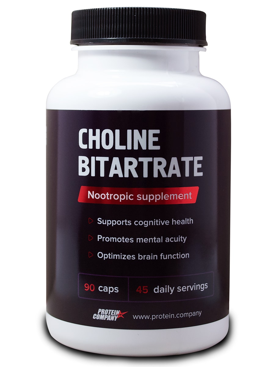 Choline bitartrate (Холина битартрат) PROTEIN.COMPANY, 90 капсул