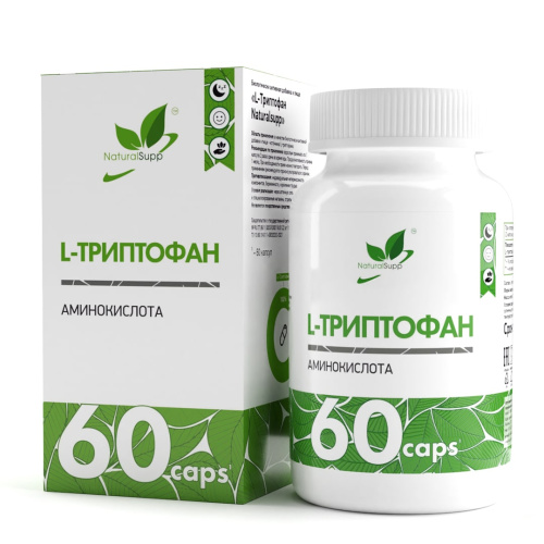 Триптофан (Tryptophan) NaturalSupp, 60 капс.